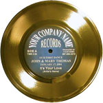 7 inch gold record
